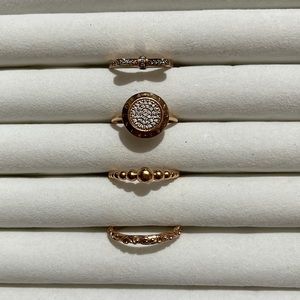 Rose Gold Pandora Rings